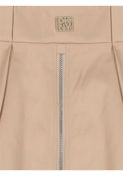 Gonna bambina beige in cotone DKNY | D62355/SUBEIGE