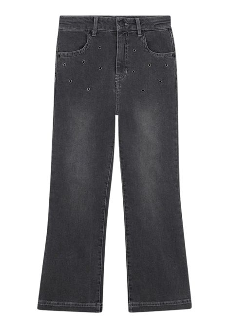 Jeans bambina grigio in cotone DKNY | D62369/SUGRIGIO