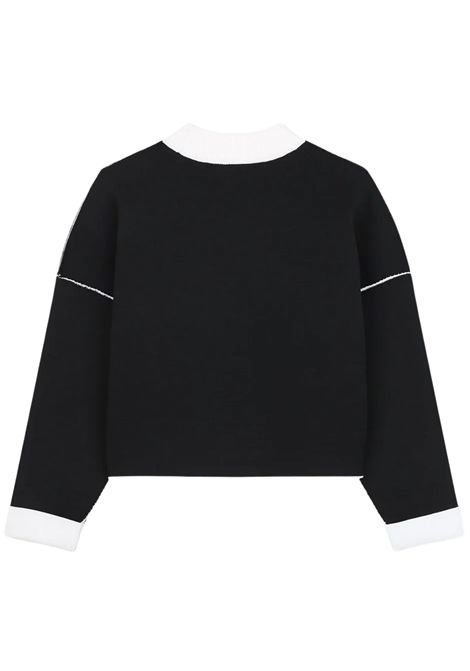 Maglia bambina nera reversibile DKNY | D62379/SUNERO