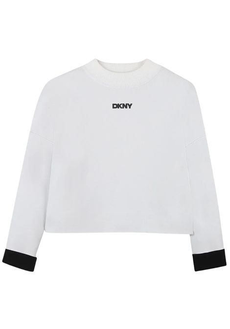 Maglia bambina nera reversibile DKNY | D62379/SUNERO