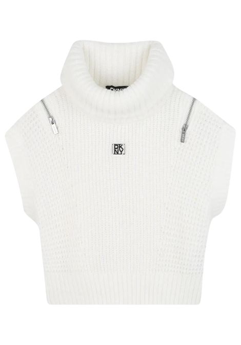 Maglia bambina in misto lana DKNY | D62382/SUBIANCO