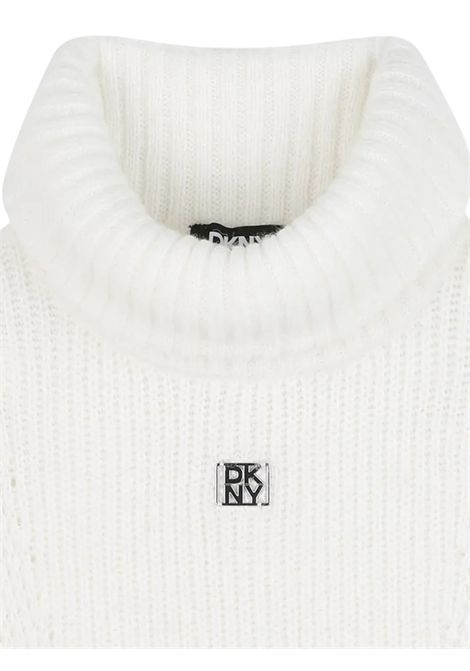Maglia bambina in misto lana DKNY | D62382/SUBIANCO