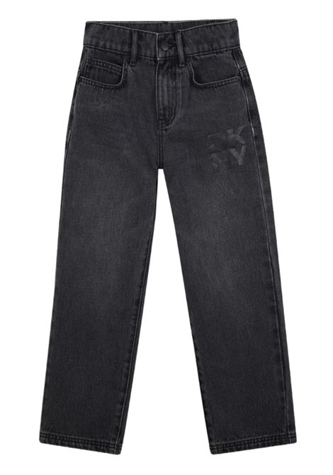 Jeans bambina grigio in cotone DKNY | D62425/SUGRIGIO