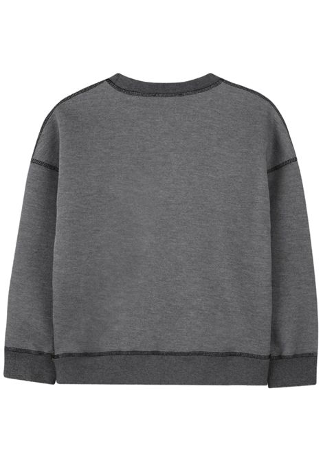 Felpa bambino grigia reversibile DKNY | D62429/SUGRIGIO