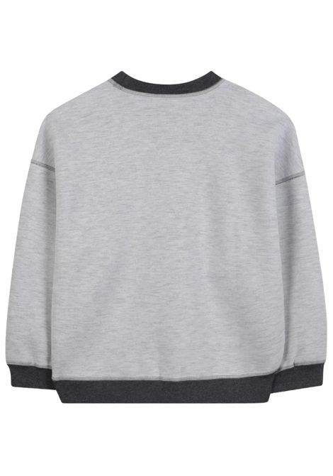 Felpa bambino grigia reversibile DKNY | D62429/SUGRIGIO