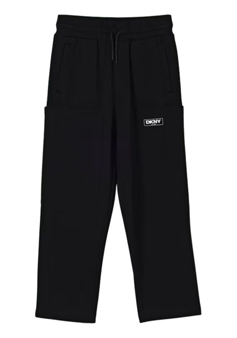 Unisex black viscose trousers DKNY | D62446/SUNERO
