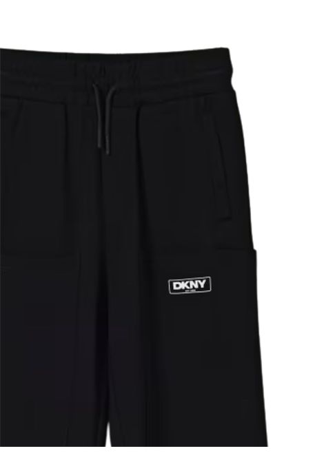 Unisex black viscose trousers DKNY | D62446/SUNERO