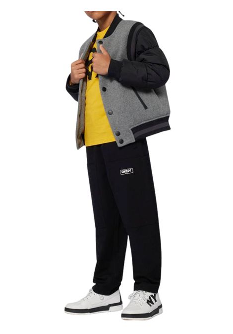 Unisex black viscose trousers DKNY | D62446/SUNERO