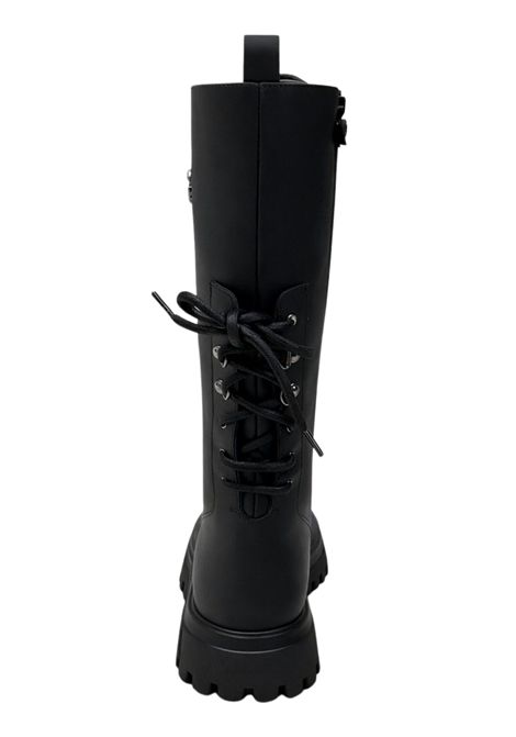 Anfibio bambina nero in pelle DOLCE E GABBANA | D11342/MANERO