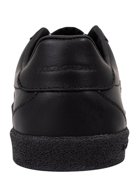 Black leather children's shoes DOLCE E GABBANA | DA5300/PIANERO