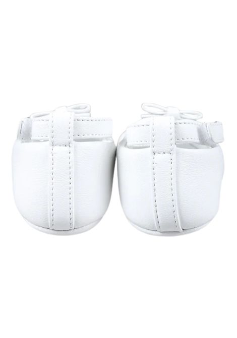Ballerine neonata bianche in pelle DOLCE E GABBANA | DK0065/PIABIANCO