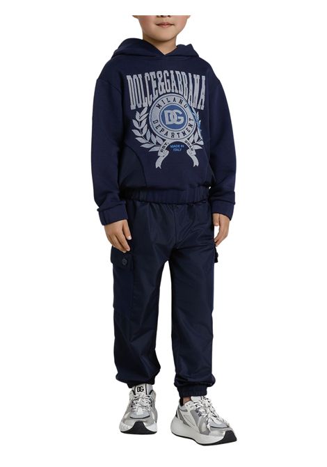 Blue children's trousers DOLCE E GABBANA | GL44P94/MABLU