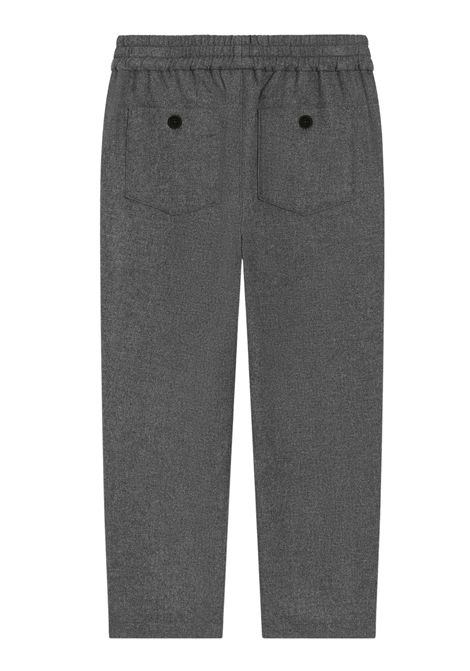 Pantalone bambino grigio in lana DOLCE E GABBANA | GL45P02/MAGRIGIO