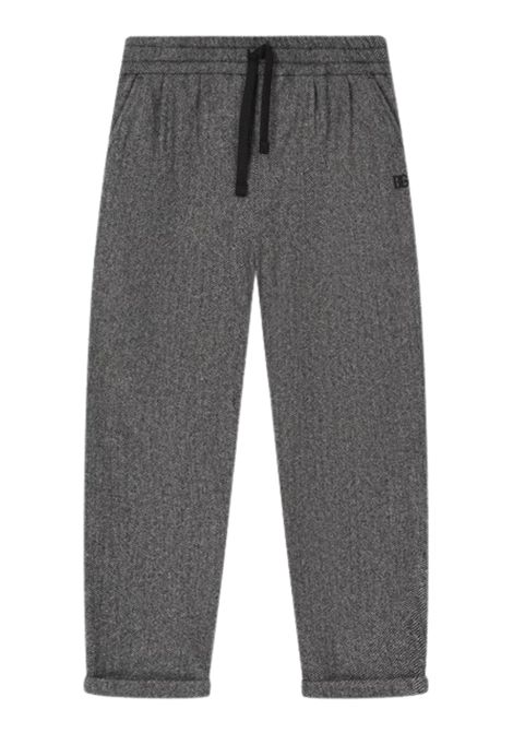 Children's grey wool trousers DOLCE E GABBANA | GL45P05/MAGRIGIO