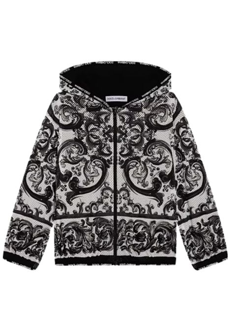 Felpa unisex nero/bianco DOLCE E GABBANA | GL4JC26/MANERO