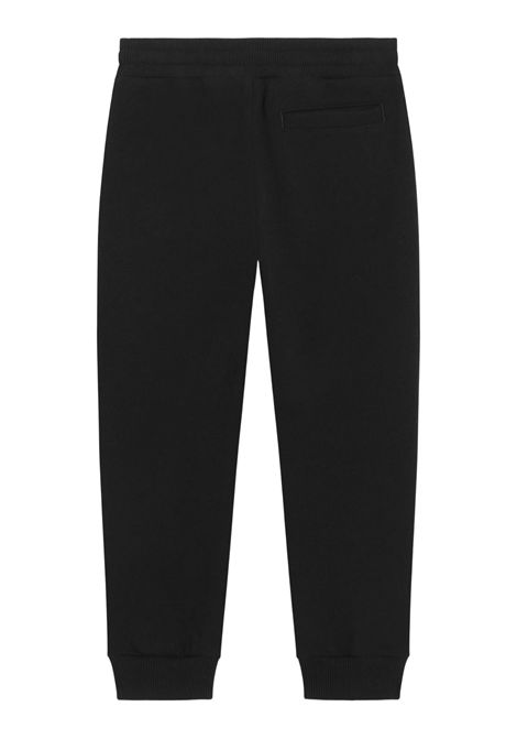 Pantalone bambino nero in cotone DOLCE E GABBANA | GL4JPIG/MANERO