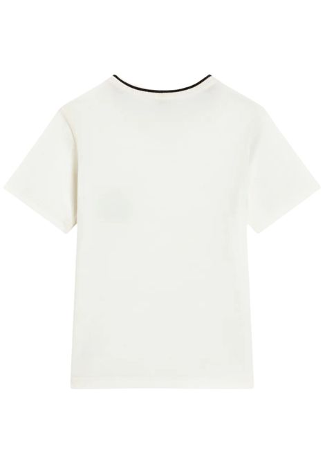 Cream cotton T-shirt for children DOLCE E GABBANA | GL4JTIZ/MAPANNA