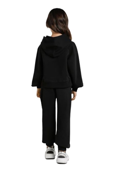 Felpa bambina nera in cotone DOLCE E GABBANA | GL5JWCB/MANERO