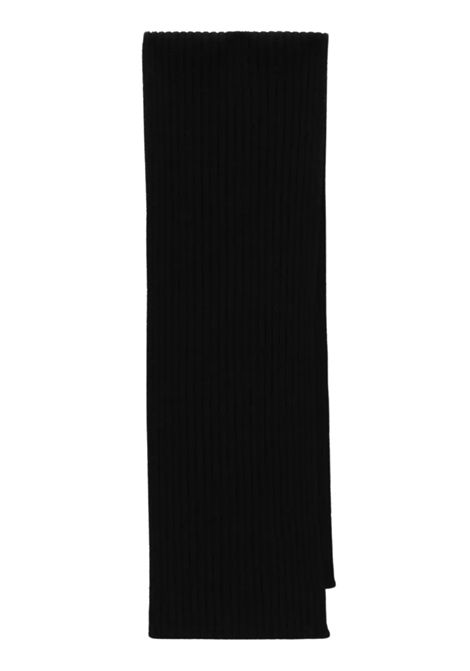 Sciarpa unisex nera in lana DOLCE E GABBANA | GLBKAB4/MANERO
