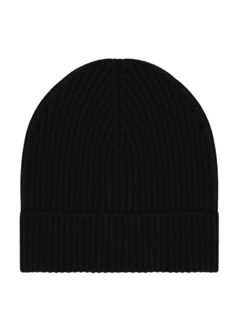 Unisex black wool hat DOLCE E GABBANA | GLBKH82/MANERO