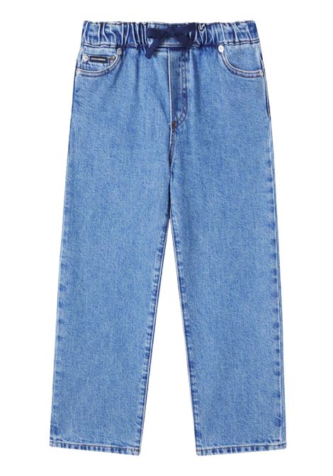 Light blue cotton jeans for children DOLCE E GABBANA | L42F85/CEDENIM