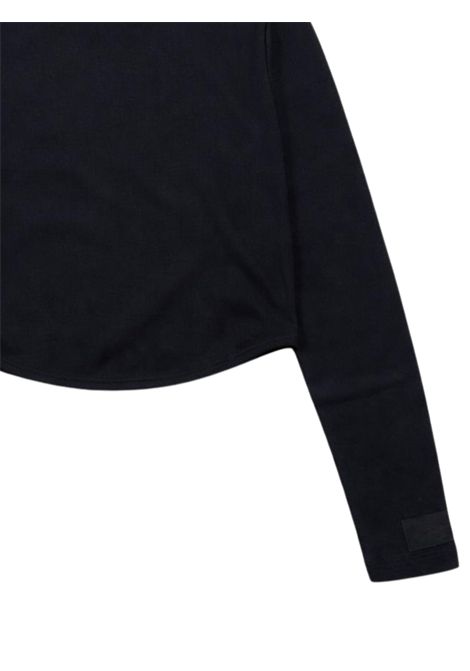 Maglia bambina nera in cotone DONDUP | DFTS029/SUNERO