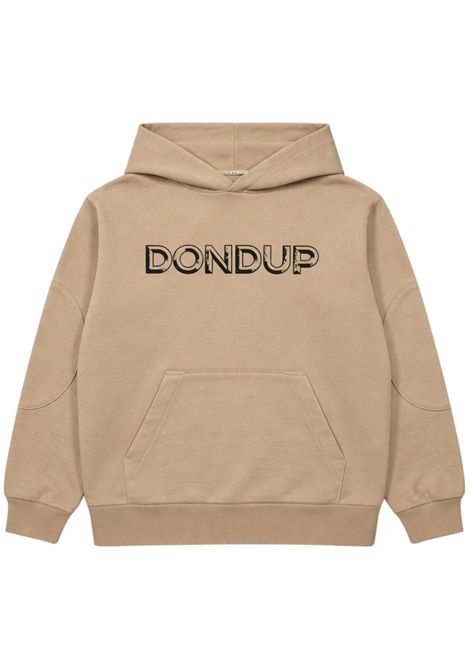 Felpa bambino beige in cotone DONDUP | DMFE018/SUBEIGE