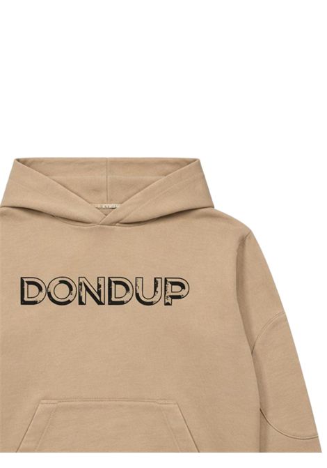 Felpa bambino beige in cotone DONDUP | DMFE018/SUBEIGE