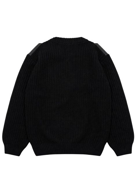 Maglione bambino nero in lana DONDUP | DMMA020/SUNERO