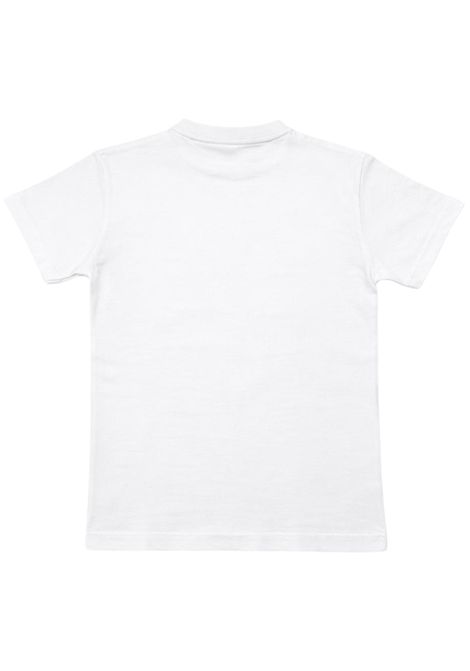 White cotton T-shirt for children DONDUP | DMTS024/SUBIANCO