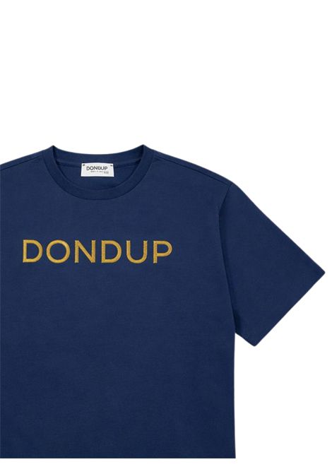 Blue cotton T-shirt for children DONDUP | DMTS034/SUBLU