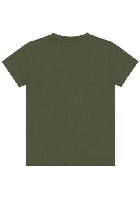 T-shirt bambino verde in cotone DONDUP | DMTS045/ANVERDE