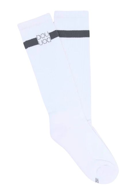Calzini unisex bianchi in cotone Dou dou | DS0P10/ANBIANCO