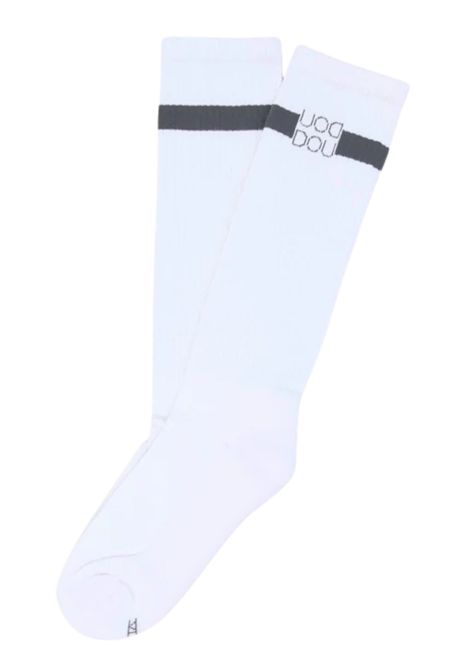 Calzini unisex bianchi in cotone Dou dou | DS0P10/ANBIANCO