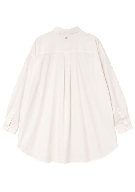 Camicia bambina bianca in cotone Dou dou | DX5A10P0522/ANBIANCO