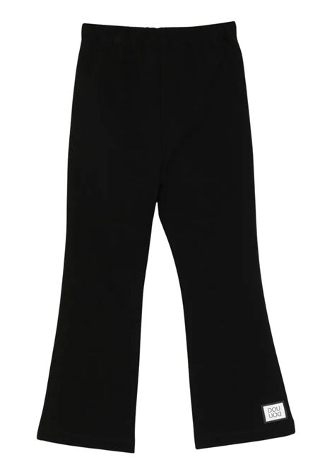 Pantalone bambina nero in viscosa Dou dou | DX6A11/ANNERO