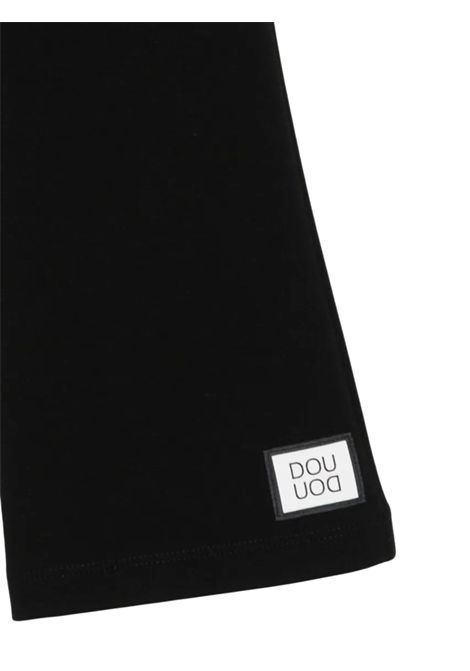 Pantalone bambina nero in viscosa Dou dou | DX6A11/ANNERO