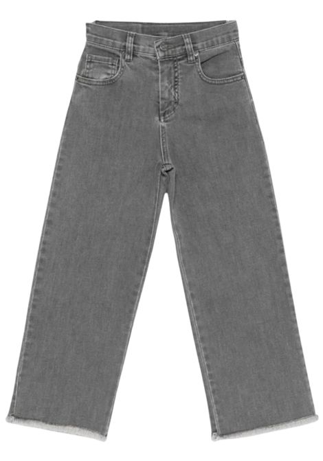 Jeans bambina grigio in cotone Dou dou | DX6P50/ANGRIGIO