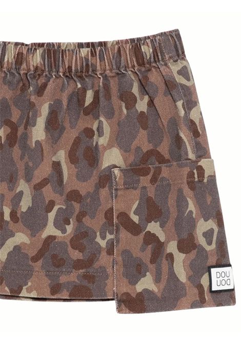 Gonna bambina camouflage in cotone Dou dou | DX7A71/ANCAMOUFLAGE