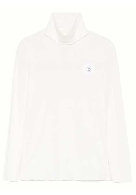 Lupetto bambina panna in cotone Dou dou | DX8A30/ANPANNA