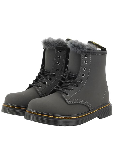 Unisex gray leather shoes DR MARTENS | 1460/PIAGRIGIO