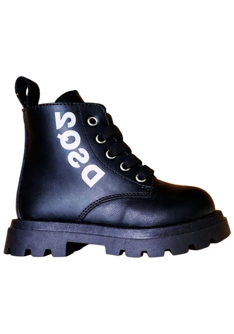 Unisex black leather amphibians DSQUARED2 | 81387/PIANERO