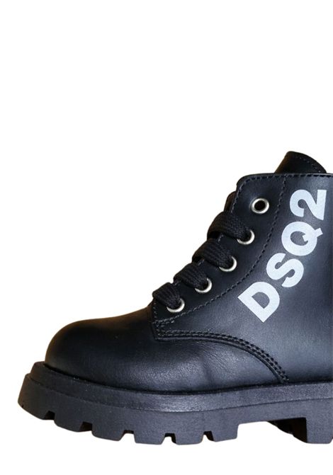 Unisex black leather amphibians DSQUARED2 | 81387/PIANERO