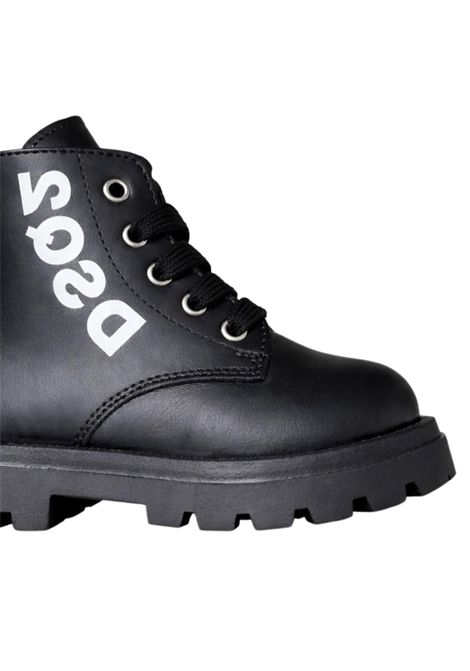 Anfibi unisex neri in pelle DSQUARED2 | 81387/PIANERO