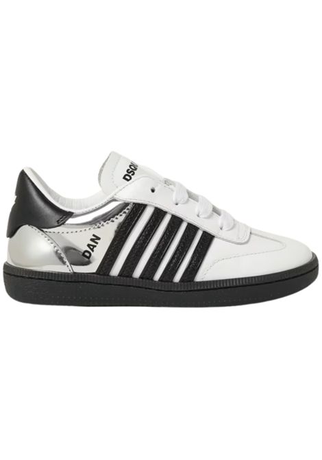 Scarpe unisex bianche in pelle DSQUARED2 | 81472/PIABIANCO