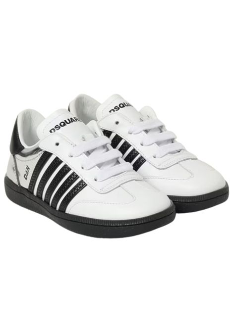Scarpe unisex bianche in pelle DSQUARED2 | 81472/PIABIANCO