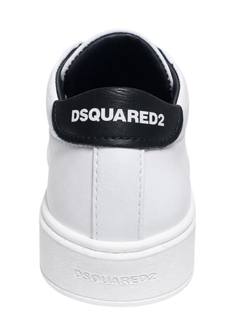 Scarpe bambino bianche in pelle DSQUARED2 | 81566/PIABIANCO