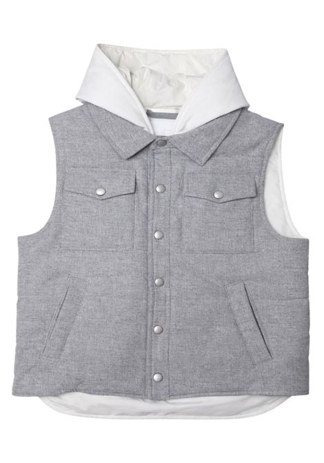 Smanicato bambino in misto lana Eleventy Milano | EV2P92/SUGRIGIO