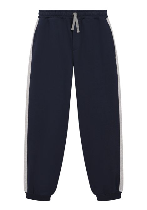 Pantalone bambino blu in cotone Eleventy Milano | EX3920/ANBLU