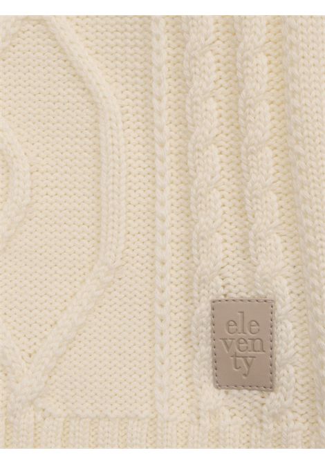 Maglione bambino panna in lana Eleventy Milano | EX9A20W/ANPANNA